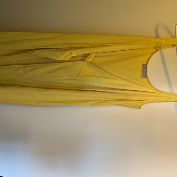 Everlane Yellow Sleeveless Wrap Dress- color no longer available from Everlane! - Picture 7 of 8